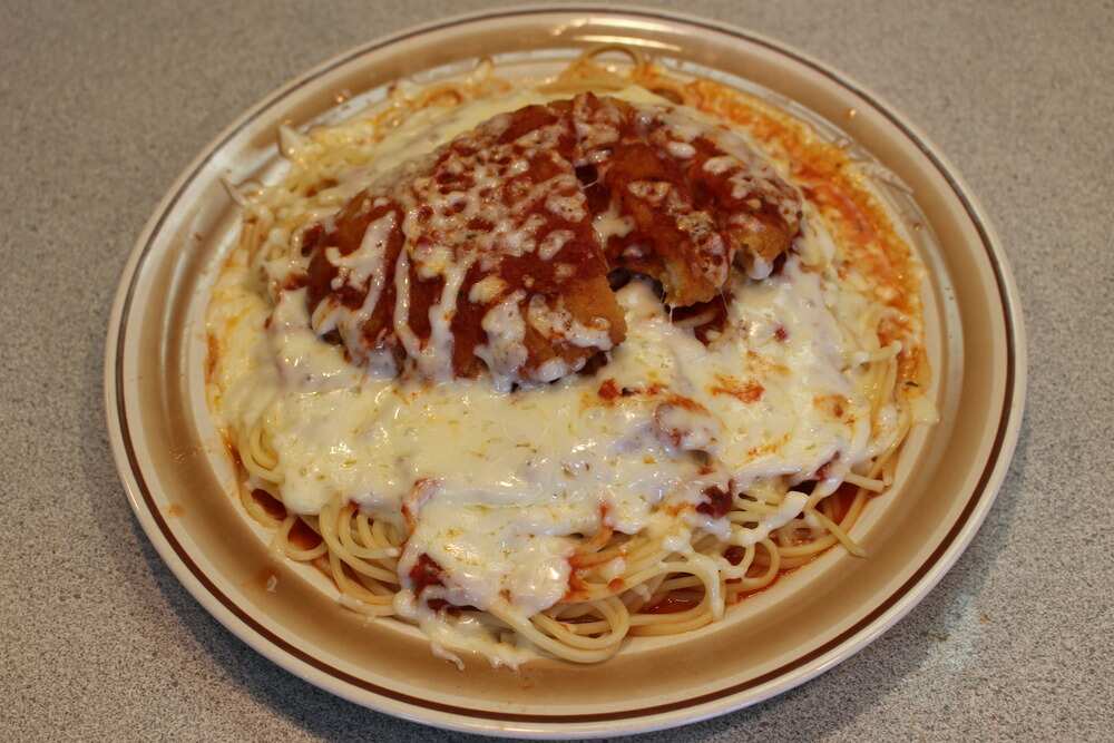 Crispy chicken Parmesan